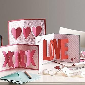 martha stewart valentines day 3d cards diy